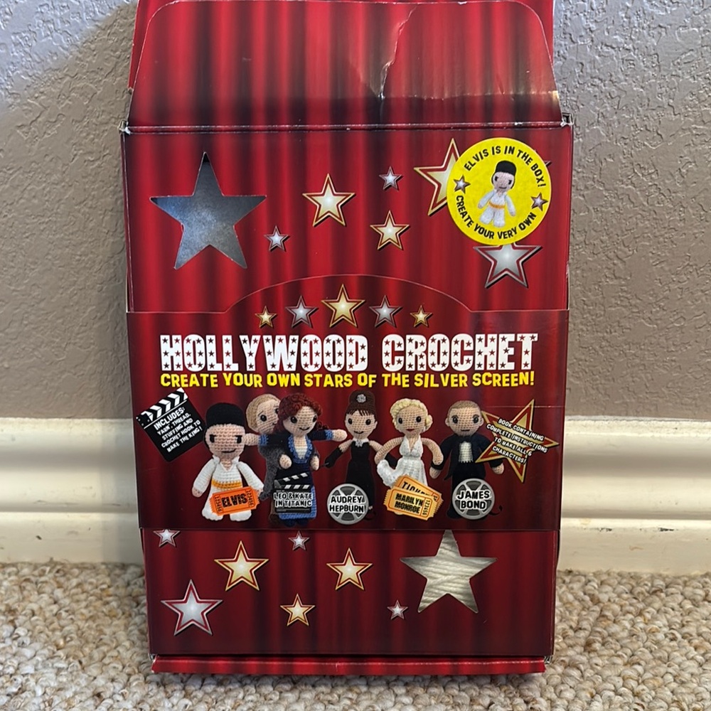 Hollywood Crochet Kit to Make Elvis Presley